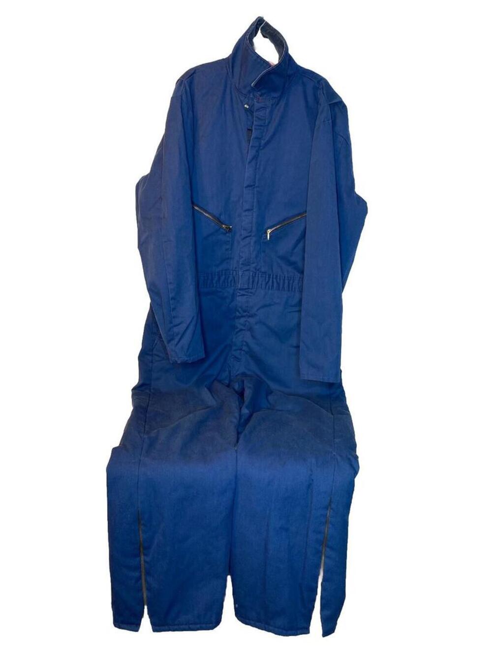 Walls Winter Work Coveralls Blue Insulated Blizzard Pruf USA Size XL 46-48 VTG